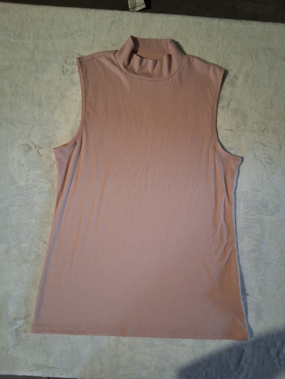 No Boundaries Dusty Pink Ribbed Tank